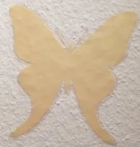 Beiger Papier-Schmetterling